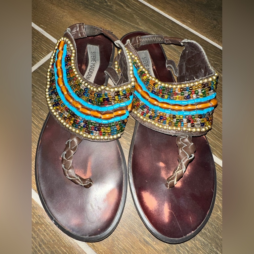 Steve Madden Beaded Sandals